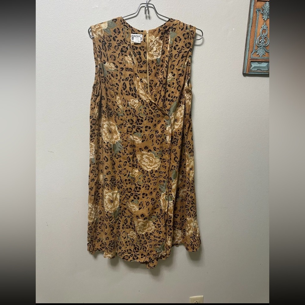 Vintage Basic Editions Sleeveless Wrap Around Rom… - image 1